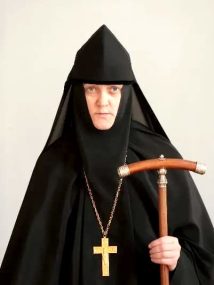 Игумении Сергии (Щербаковой), возведенной в игуменский сан 6 июля 2014 года в Новодевичьем монастыре г.Москвы.